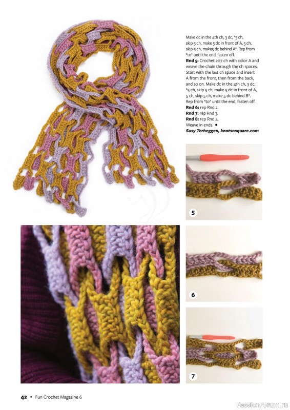 Вязаные проекты крючком в журнале «Fun Crochet Magazine №6 2022»