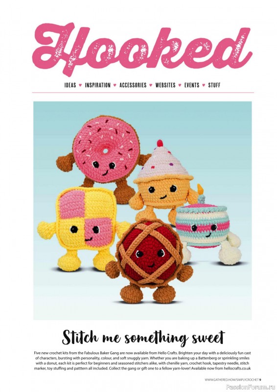 Вязаные проекты крючком в журнале «Simply Crochet №166 2025»