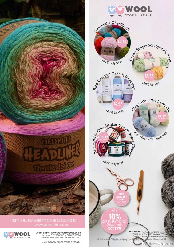 Вязаные проекты крючком в журнале «Simply Crochet №178 2026»