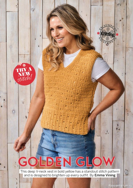 Вязаные проекты крючком в журнале «Simply Knitting №265 2025»
