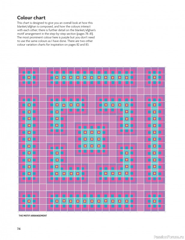 Вязаные проекты в книге «Block-by-Block Blankets and Afghans».