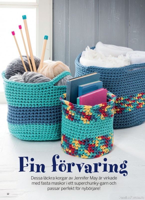 Вязаные проекты в журнале &laquo;Inspirerande handarbete - April 2026&raquo;
