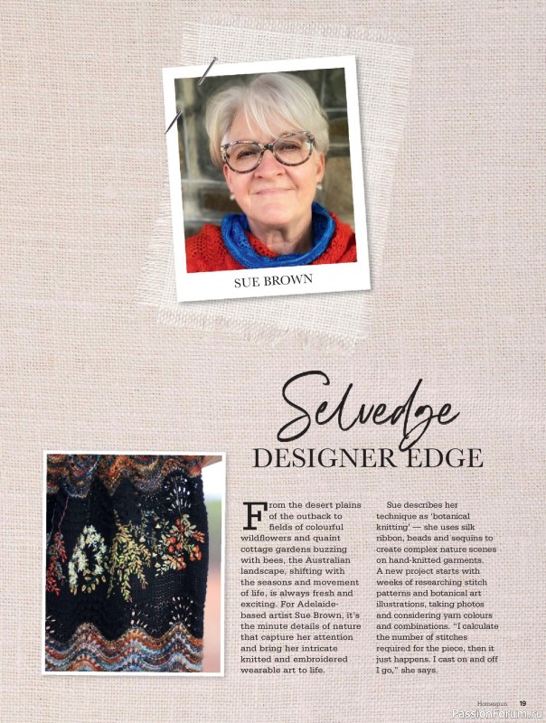 Коллекция проектов для рукодельниц в журнале &laquo;Australian Homespun - February-March 2026&raquo;