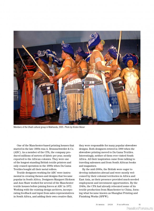 Коллекция проектов для рукодельниц в журнале «PieceWork - Summer 2026»