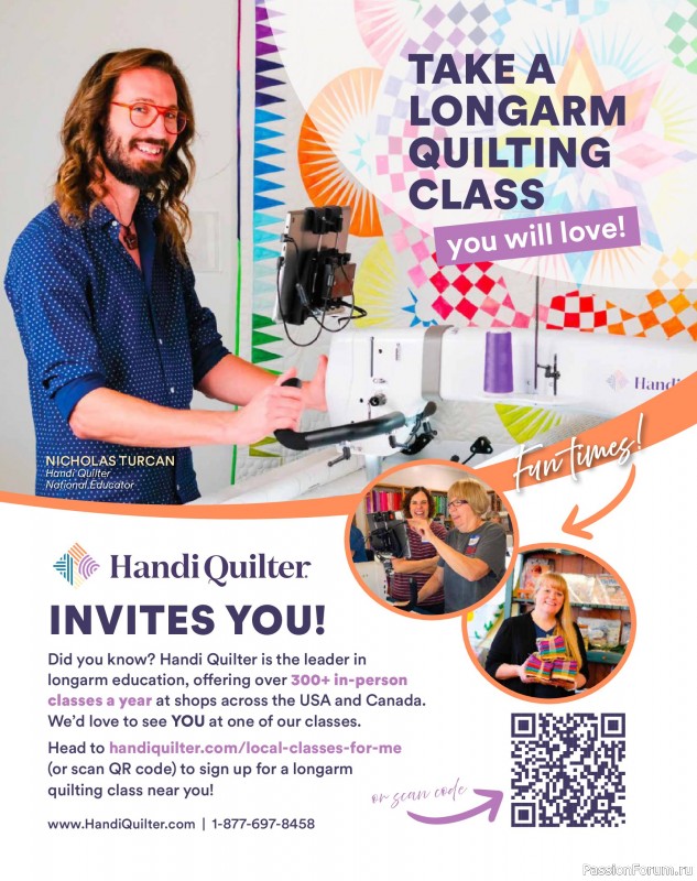 Коллекция проектов для рукодельниц в журнале «Quilter's World - Spring 2026»