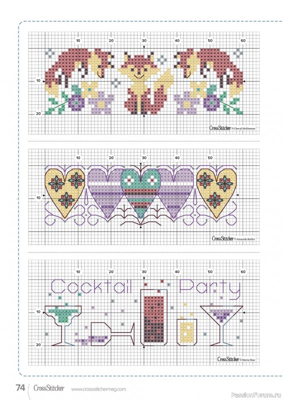 Коллекция вышивки крестиком в журнале «CrossStitcher №382 2022»