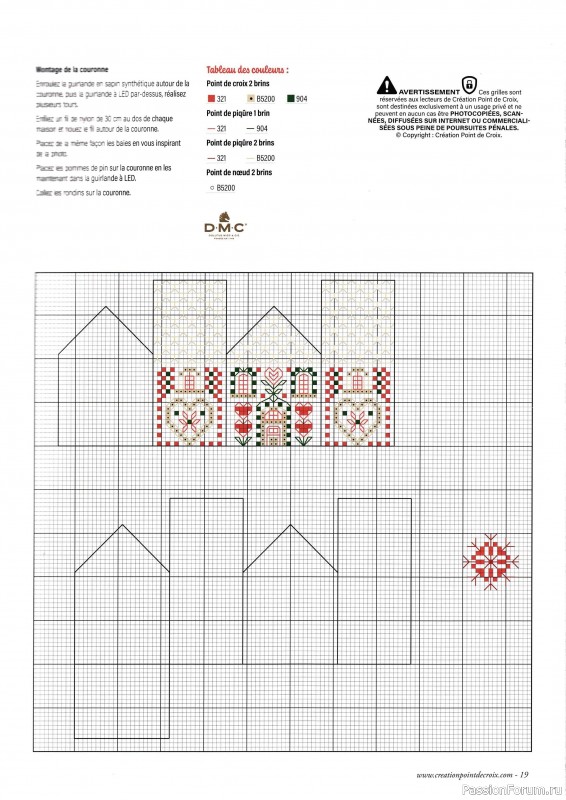 Коллекция вышивки в журнале «Creation Point de Croix №97 2022»