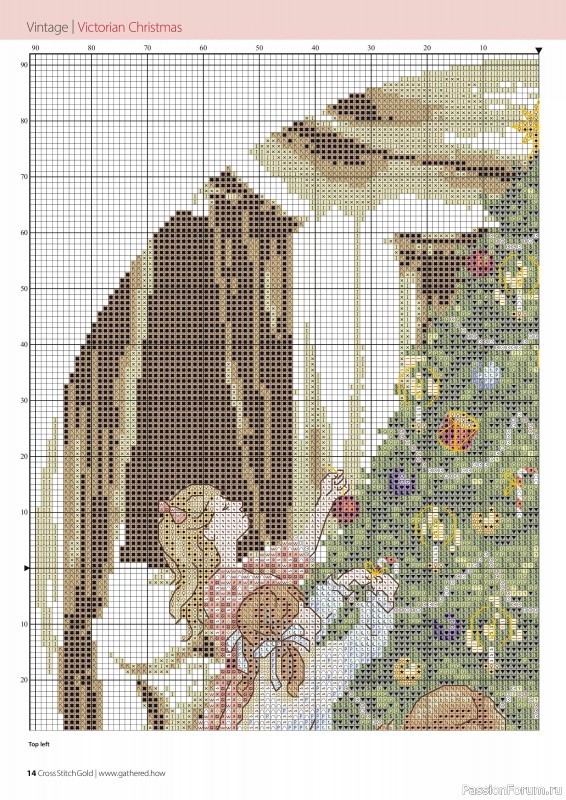 Коллекция вышивки в журнале «Cross Stitch Gold - Christmas 2024»