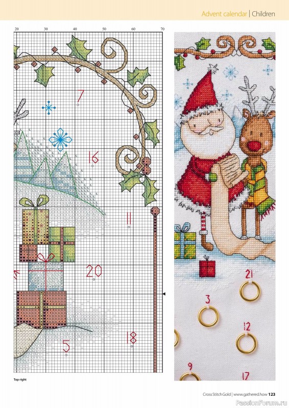Коллекция вышивки в журнале «Cross Stitch Gold - Christmas 2024»