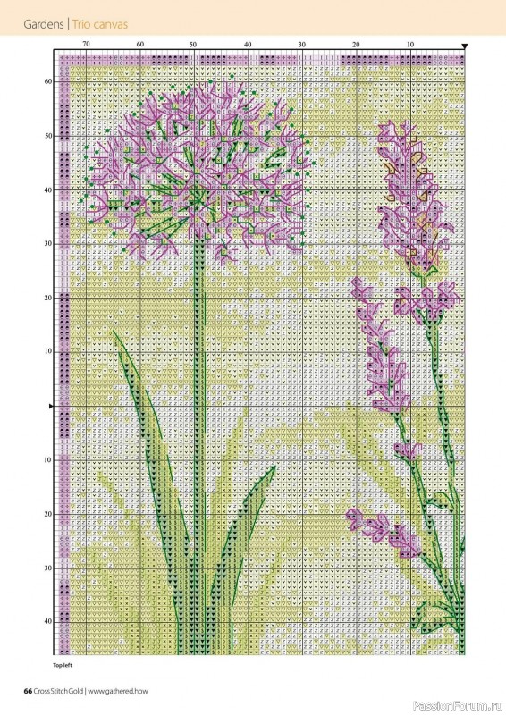 Коллекция вышивки в журнале «Cross Stitch Gold - Floral Collection 2023»