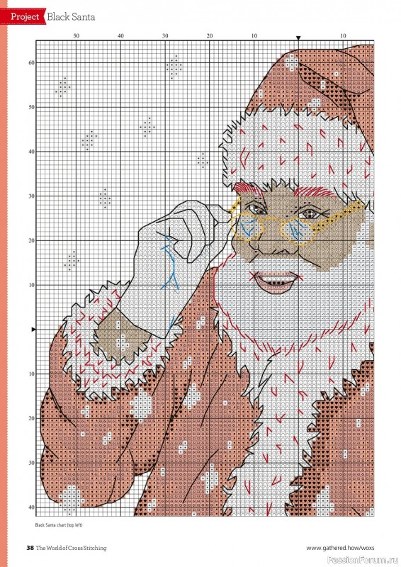 Коллекция вышивки в журнале «The World of Cross Stitching №338 2022»