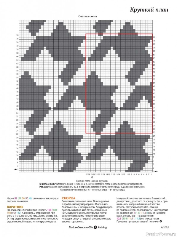 Вязаные модели в журнале «Knitting. Вязание №6 2025»