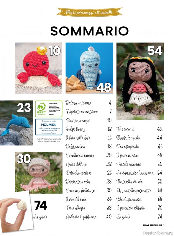 Вязаные проекты крючком в журнале «I Love Amigurumi №27 2025»