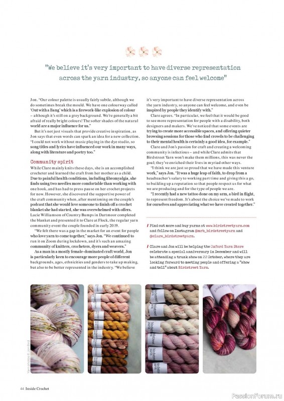 Вязаные проекты крючком в журнале «Inside Crochet №151 2022»