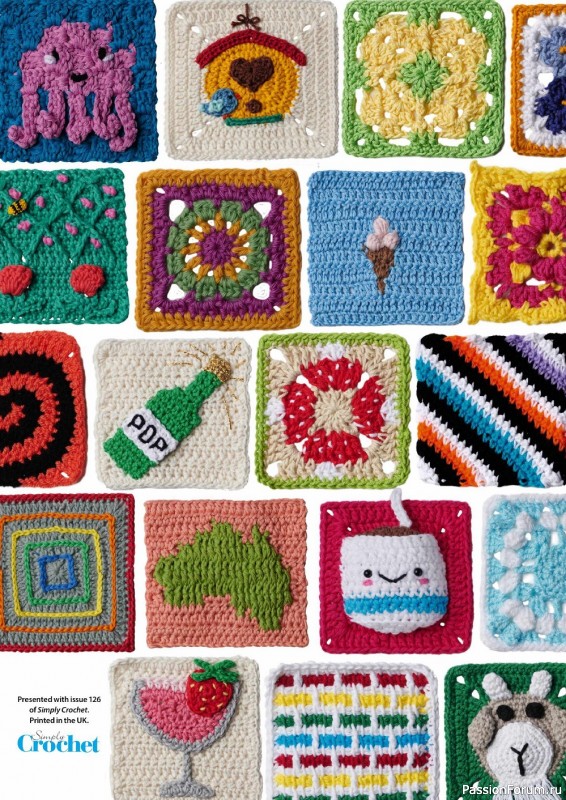 Вязаные проекты крючком в журнале «Simply Crochet №126 2022»