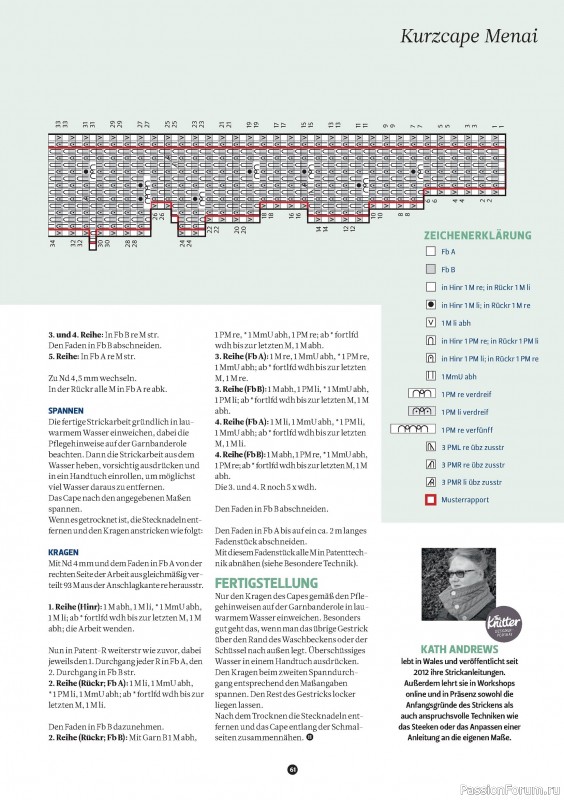 Вязаные проекты спицами в журнале «The Knitter №78 2025 Germany»