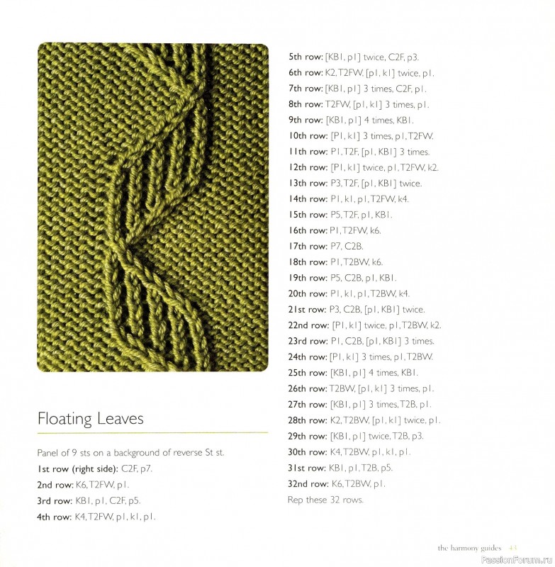 Вязаные проекты в книге &laquo;Cables & Aran Stitches-250 to Knit&raquo;