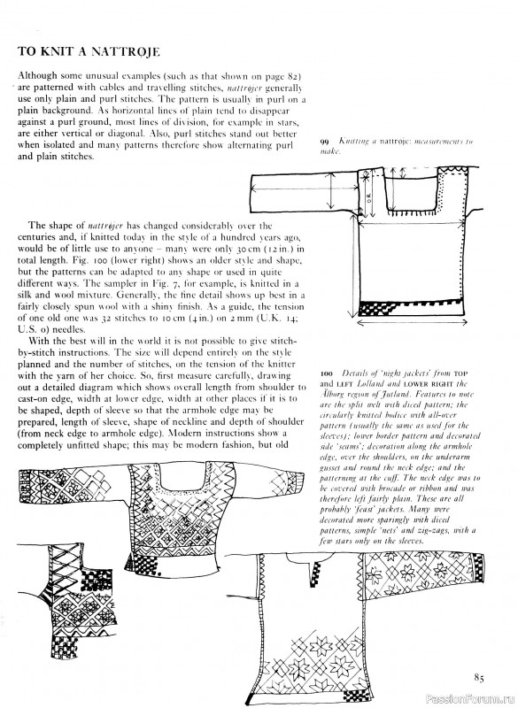 Вязаные проекты в раритетной книге «Traditional Scandinavian Knitting»