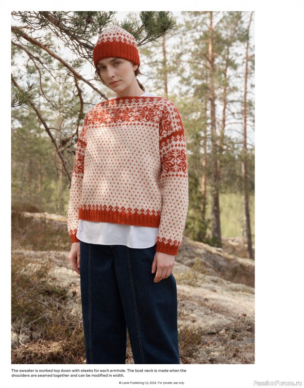 Вязаные проекты в журнале &laquo;Laine Nordic Knits 2024&raquo;