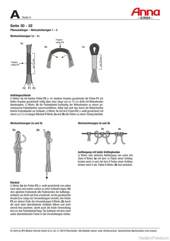 Коллекция проектов для рукодельниц в журнале «Anna №2 2024 Germany»
