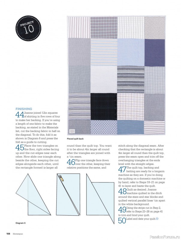 Коллекция проектов для рукодельниц в журнале «Australian Homespun - October-November 2025»