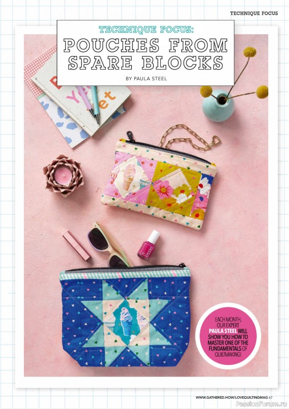 Коллекция проектов для рукодельниц в журнале «Love Patchwork & Quilting №155 2025»
