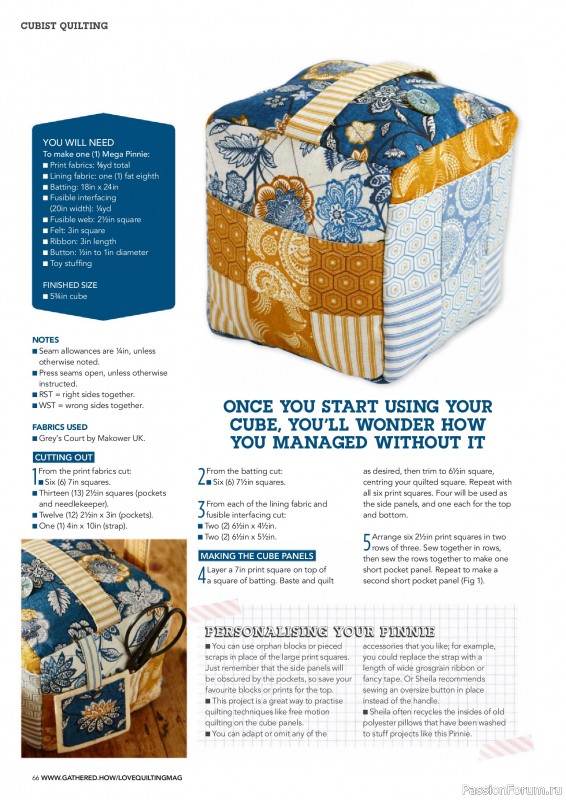 Коллекция проектов для рукодельниц в журнале &laquo;Love Patchwork & Quilting №160 2026&raquo;