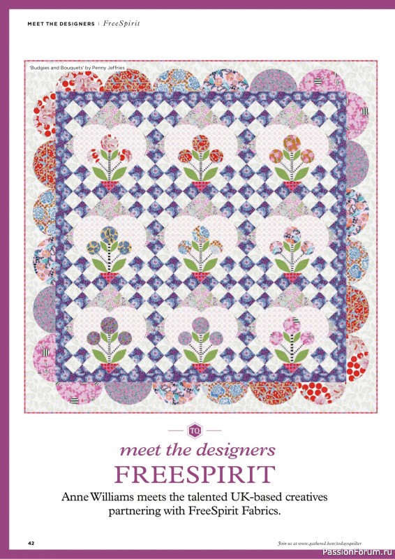 Коллекция проектов для рукодельниц в журнале «Todays Quilter №135 2025»