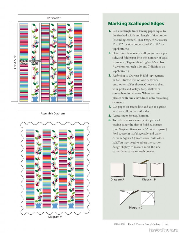 Коллекция проектов в журнале &laquo;Fons & Porter's Love of Quilting - Spring 2026&raquo;