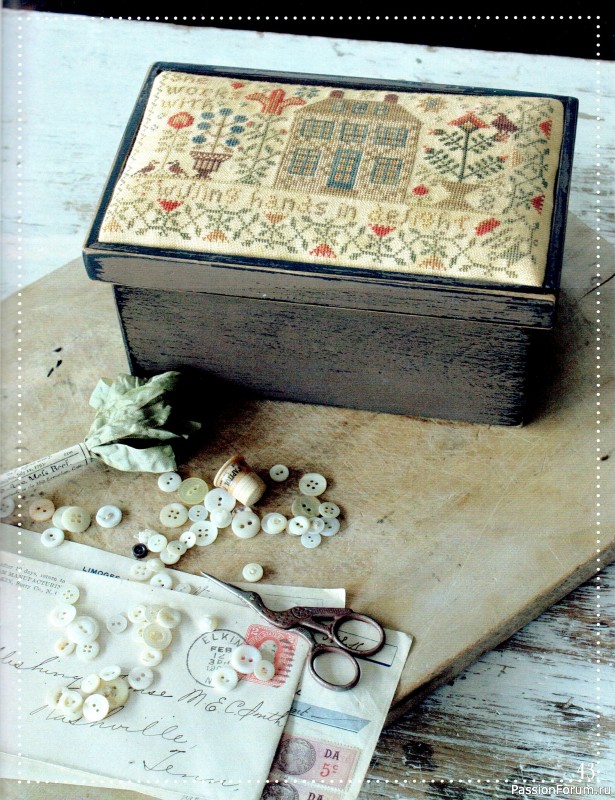 Коллекция вышивки в книге «Sewing Club»