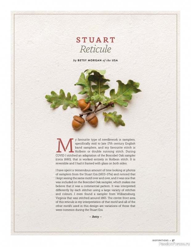 Коллекция вышивки в журнале &laquo;Inspirations №129 2026&raquo;