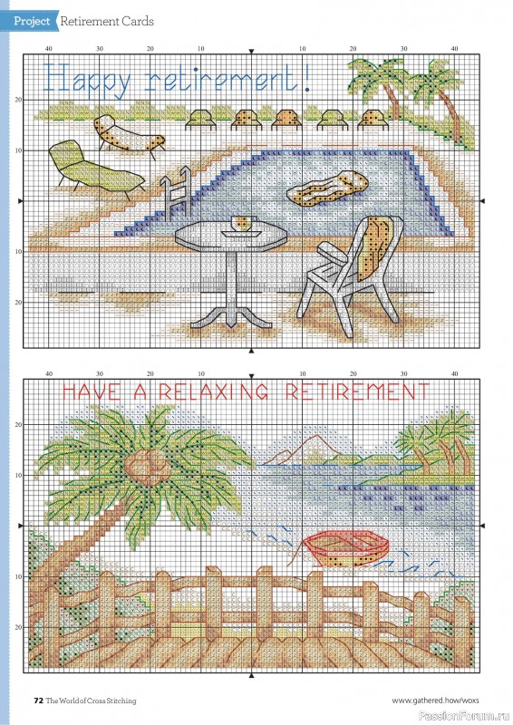 Коллекция вышивки в журнале &laquo;The World of Cross Stitching №368 2025&raquo;