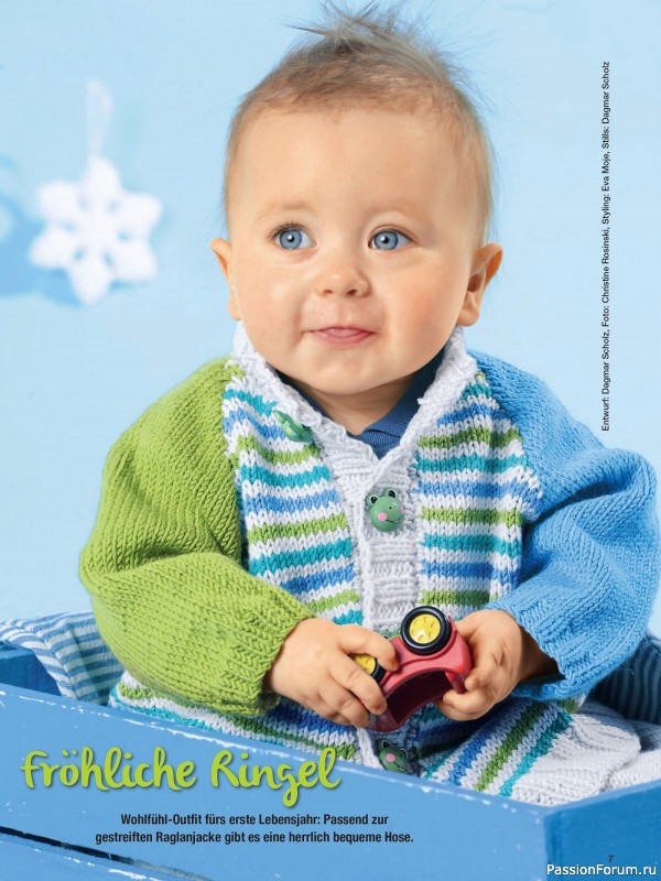 Вязаные модели для детей в журнале «Baby Strick №3 2025»