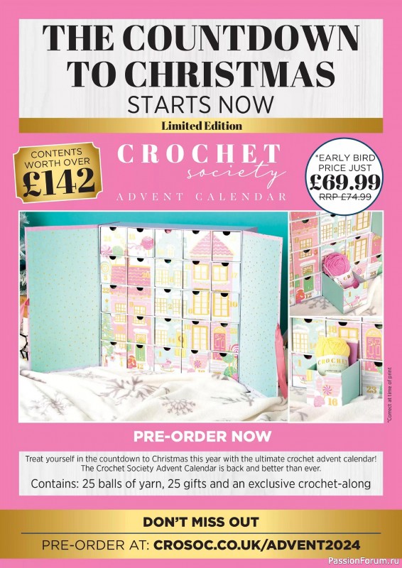 Вязаные проекты крючком в журнале «Crochet Now №113 2024»