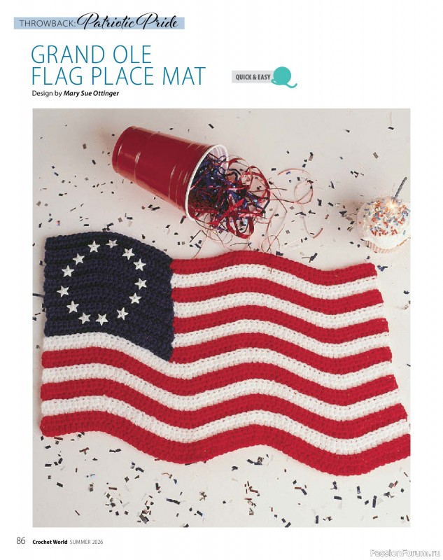 Вязаные проекты крючком в журнале &laquo;Crochet World - Summer 2026&raquo;