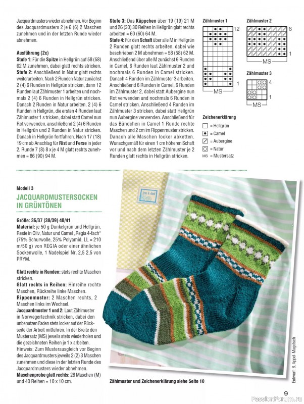 Вязаные проекты спицами в журнале «Sandra Sonderheft SA312 2025»