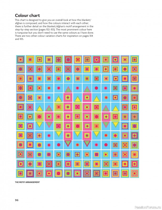 Вязаные проекты в книге «Block-by-Block Blankets and Afghans».