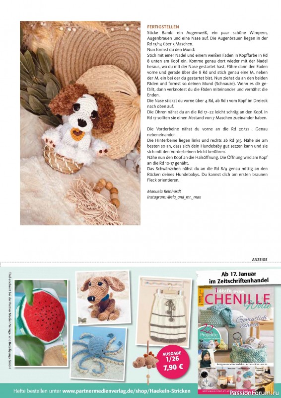 Вязаные проекты в журнале &laquo;H&auml;keln das MaschenMagazin №54 2026&raquo;