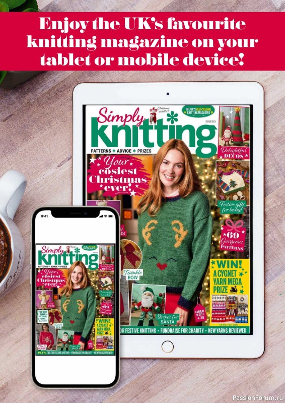 Вязаные проекты в журнале «Simply Knitting №283 2026»