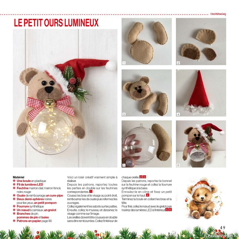 Коллекция проектов для рукодельниц в журнале «Creo Con Creativemamy Speciale №3 2024 Natale»