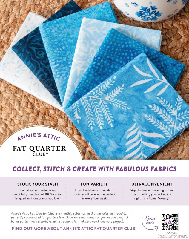 Коллекция проектов для рукодельниц в журнале «Quilter's World - Spring 2026»