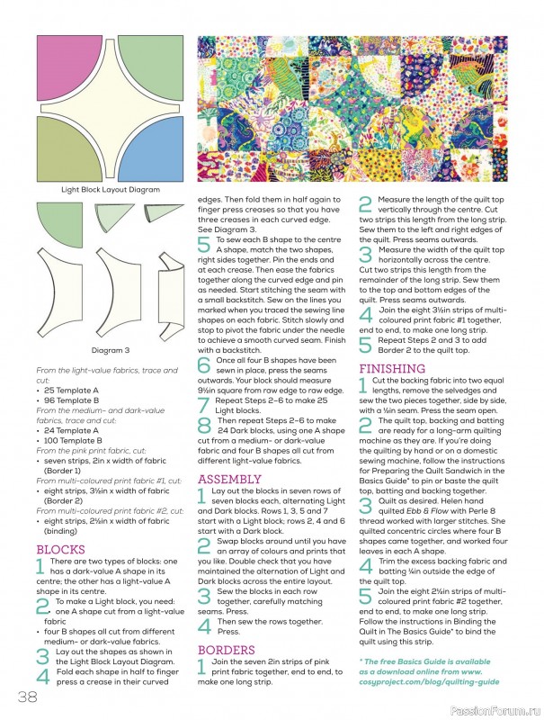 Коллекция проектов для рукодельниц в журнале «Quilters Companion №135 2025»