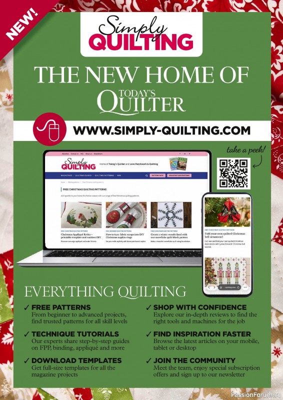 Коллекция проектов для рукодельниц в журнале &laquo;Todays Quilter №145 2026&raquo;