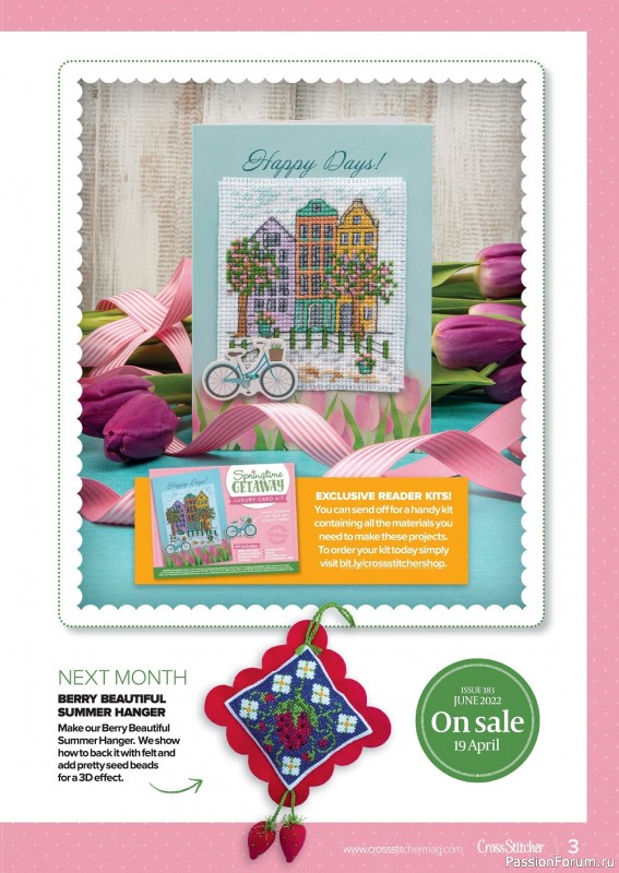 Коллекция вышивки крестиком в журнале «CrossStitcher №382 2022»