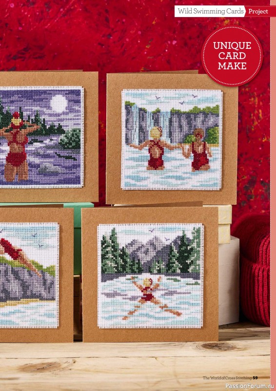 Коллекция вышивки в журнале «The World of Cross Stitching №373 2026»