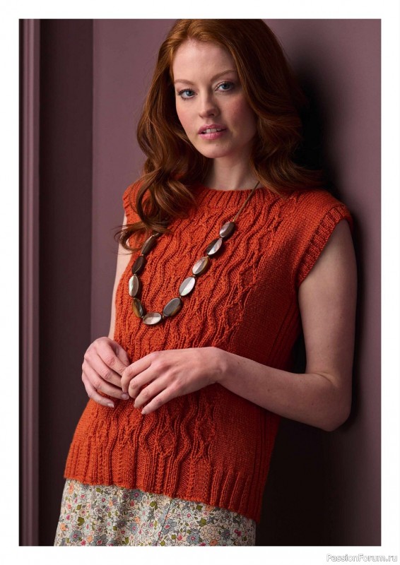 Вязаные модели спицами в журнале «The Knitter №177 2022»