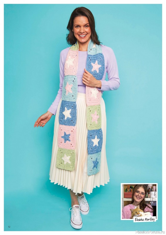 Вязаные проекты крючком в журнале «Crochet Now №128 2025»