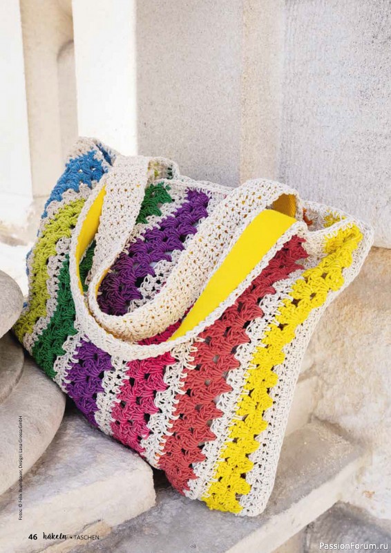 Вязаные проекты в журнале &laquo;Hakeln Spezial №2 2026 - Taschen&raquo;