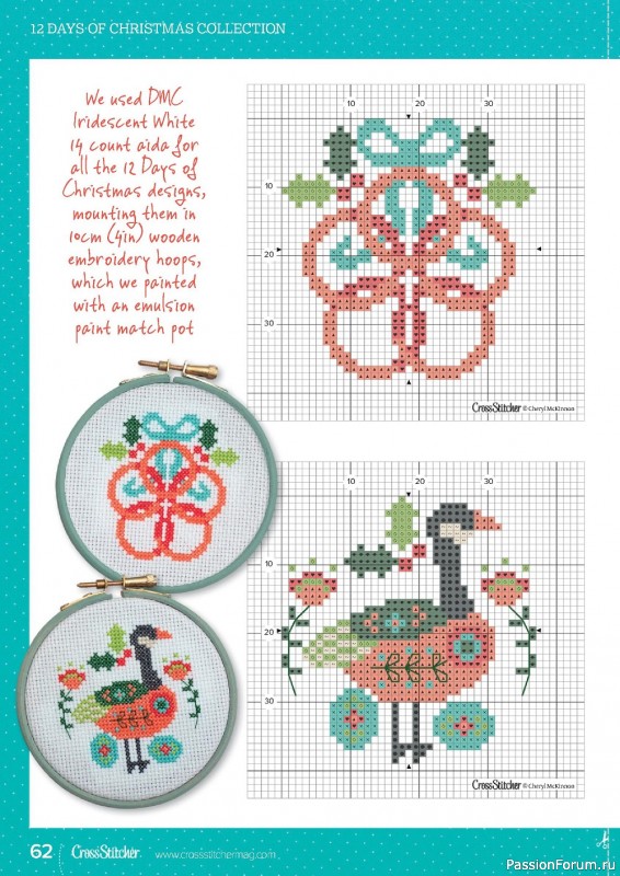 Коллекция вышивки в журнале «CrossStitcher №390 2022»