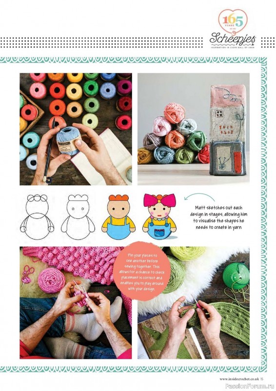 Вязаные модели крючком в журнале «Inside Crochet №137 2021»